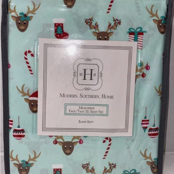 NEW Modern Southern Home Microfiber Sheet Set - Queen Size - Picture 1 of 1